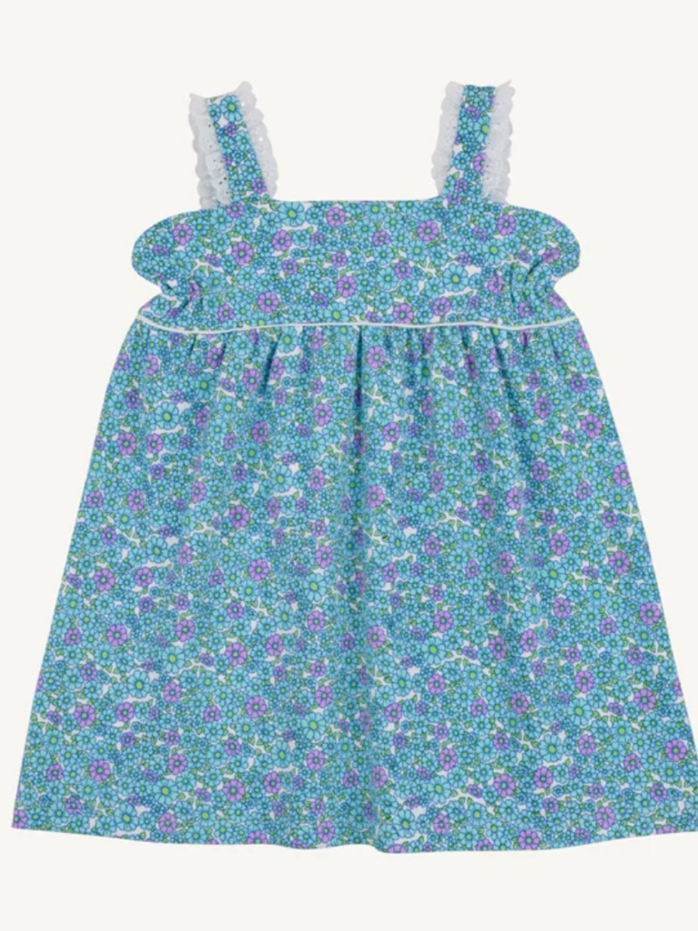 Beaufort Bonnet Millie Day Dress Fitzroy Floral with Worth Avenue White Girls 10
